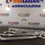 LOTE 076 - 05 ESTICADORES PARA CABO DE AÇO. (NO ESTADO) ATENÇÃO! FAZER A VISITAÇÃO ANTES DE ARREMATAR, NÃO SABEMOS SE FUNCIONA. LEILÃO NÃO TEM GARANTIA E NEM DEVOLUÇÃO, SUJEITO A POSSÍVEIS AVARIAS VISÍVEIS/OCULTAS E/OU AUSÊNCIA DE COMPONENTES.