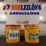 LOTE 022 - 02 BALDES DE SIKACRYL 203, SELANTE ACRÍLICO FLEXÍVEL 5KG. (NO ESTADO) ATENÇÃO! FAZER A VISITAÇÃO ANTES DE ARREMATAR, NÃO SABEMOS SE FUNCIONA. LEILÃO NÃO TEM GARANTIA E NEM DEVOLUÇÃO, SUJEITO A POSSÍVEIS AVARIAS VISÍVEIS/OCULTAS E/OU AUSÊNCIA DE COMPONENTES.