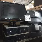 LOTE 045 - 02 IMPRESSORAS LEXMARK E342N, 02 CPU’S, 02 MONITORES E 02 TECLADOS. (NO ESTADO) ATENÇÃO! FAZER A VISITAÇÃO ANTES DE ARREMATAR, NÃO SABEMOS SE FUNCIONA. LEILÃO NÃO TEM GARANTIA E NEM DEVOLUÇÃO, SUJEITO A POSSÍVEIS AVARIAS VISÍVEIS/OCULTAS E/OU AUSÊNCIA DE COMPONENTES.