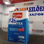 LOTE 126 - 01 LATA DE TINTA PARA PISO IQUINE 18L. (NO ESTADO, NÃO SABEMOS SE FUNCIONA. LEILÃO NÃO TEM GARANTIA E NEM DEVOLUÇÃO).