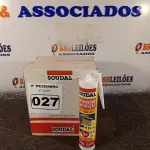 LOTE 027 - 12 TUBOS DE SILICONE NEUTRO PARA CONSTRUÇÃO 340G BRANCO. (NO ESTADO) ATENÇÃO! FAZER A VISITAÇÃO ANTES DE ARREMATAR, NÃO SABEMOS SE FUNCIONA. LEILÃO NÃO TEM GARANTIA E NEM DEVOLUÇÃO, SUJEITO A POSSÍVEIS AVARIAS VISÍVEIS/OCULTAS E/OU AUSÊNCIA DE COMPONENTES.