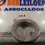LOTE 014 - 01 ROLO DE CABO FLEXÍVEL 100M 1X4MM COR CINZA STAR BRAZIL COM SELO INMETRO. (NOVO). (NO ESTADO, NÃO SABEMOS SE FUNCIONA. LEILÃO NÃO TEM GARANTIA E NEM DEVOLUÇÃO).