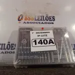 LOTE 140 - 01 KIT DE BROCAS DIVERSAS. (NO ESTADO) ATENÇÃO! FAZER A VISITAÇÃO ANTES DE ARREMATAR, NÃO SABEMOS SE FUNCIONA. LEILÃO NÃO TEM GARANTIA E NEM DEVOLUÇÃO, SUJEITO A POSSÍVEIS AVARIAS VISÍVEIS/OCULTAS E/OU AUSÊNCIA DE COMPONENTES.