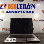 LOTE 035 - 01 NOTEBOOK MARCA HP. (NO ESTADO) ATENÇÃO! FAZER A VISITAÇÃO ANTES DE ARREMATAR, NÃO SABEMOS SE FUNCIONA. LEILÃO NÃO TEM GARANTIA E NEM DEVOLUÇÃO, SUJEITO A POSSÍVEIS AVARIAS VISÍVEIS/OCULTAS E/OU AUSÊNCIA DE COMPONENTES.
