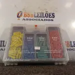 LOTE 140 - 01 KIT DE BROCAS DIVERSAS. (NO ESTADO) ATENÇÃO! FAZER A VISITAÇÃO ANTES DE ARREMATAR, NÃO SABEMOS SE FUNCIONA. LEILÃO NÃO TEM GARANTIA E NEM DEVOLUÇÃO, SUJEITO A POSSÍVEIS AVARIAS VISÍVEIS/OCULTAS E/OU AUSÊNCIA DE COMPONENTES.