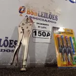 LOTE 150 - 01 ALICATE DE PRESSÃO E 01 KIT DE CHAVES DE PRECISÃO. (NO ESTADO) ATENÇÃO! FAZER A VISITAÇÃO ANTES DE ARREMATAR, NÃO SABEMOS SE FUNCIONA. LEILÃO NÃO TEM GARANTIA E NEM DEVOLUÇÃO, SUJEITO A POSSÍVEIS AVARIAS VISÍVEIS/OCULTAS E/OU AUSÊNCIA DE COMPONENTES.