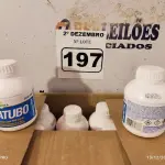 LOTE 197 - 02 CAIXAS COM COLA TUBO ST 175G COM 15 FRASCOS CADA. (NO ESTADO) ATENÇÃO! FAZER A VISITAÇÃO ANTES DE ARREMATAR, NÃO SABEMOS SE FUNCIONA. LEILÃO NÃO TEM GARANTIA E NEM DEVOLUÇÃO, SUJEITO A POSSÍVEIS AVARIAS VISÍVEIS/OCULTAS E/OU AUSÊNCIA DE COMPONENTES.