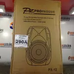 LOTE 290 - 01 CAIXA DE SOM PASSIVA PRO ÁUDIO PX-12.(NOVA) (NO ESTADO) ATENÇÃO! FAZER A VISITAÇÃO ANTES DE ARREMATAR, NÃO SABEMOS SE FUNCIONA. LEILÃO NÃO TEM GARANTIA E NEM DEVOLUÇÃO, SUJEITO A POSSÍVEIS AVARIAS VISÍVEIS/OCULTAS E/OU AUSÊNCIA DE COMPONENTES.
