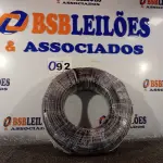 LOTE 092 - 01 ROLO DE CABO FLEXÍVEL 100M 1X10MM COR PRETA STAR BRAZIL COM SELO INMETRO. (NOVO). (NO ESTADO, NÃO SABEMOS SE FUNCIONA. LEILÃO NÃO TEM GARANTIA E NEM DEVOLUÇÃO).