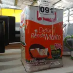 LOTE 091 - 01 LATA DE TINTA IQUINE DELANIL RENDE MUITO 18L FOSCO BASE “M”. (NO ESTADO) ATENÇÃO! FAZER A VISITAÇÃO ANTES DE ARREMATAR, NÃO SABEMOS SE FUNCIONA. LEILÃO NÃO TEM GARANTIA E NEM DEVOLUÇÃO, SUJEITO A POSSÍVEIS AVARIAS VISÍVEIS/OCULTAS E/OU AUSÊNCIA DE COMPONENTES.
