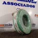 LOTE 024 - 01 ROLO DE CABO FLEXÍVEL 100M 1X10MM COR VERDE STAR BRAZIL COM SELO INMETRO. (NOVO). (NO ESTADO, NÃO SABEMOS SE FUNCIONA. LEILÃO NÃO TEM GARANTIA E NEM DEVOLUÇÃO).