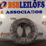 LOTE 100 - 01 ROLO DE CABO FLEXÍVEL 100M 1X10MM COR PRETA STAR BRAZIL COM SELO INMETRO. (NOVO). (NO ESTADO, NÃO SABEMOS SE FUNCIONA. LEILÃO NÃO TEM GARANTIA E NEM DEVOLUÇÃO).