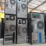 LOTE 117 - 05 CPU’S MARCAS E MODELOS DIVERSOS. (NO ESTADO) ATENÇÃO! FAZER A VISITAÇÃO ANTES DE ARREMATAR, NÃO SABEMOS SE FUNCIONA. LEILÃO NÃO TEM GARANTIA E NEM DEVOLUÇÃO, SUJEITO A POSSÍVEIS AVARIAS VISÍVEIS/OCULTAS E/OU AUSÊNCIA DE COMPONENTES.