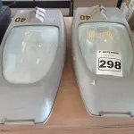 LOTE 298 - 02 LUMINÁRIAS DE PÁTIO. (NO ESTADO) ATENÇÃO! FAZER A VISITAÇÃO ANTES DE ARREMATAR, NÃO SABEMOS SE FUNCIONA. LEILÃO NÃO TEM GARANTIA E NEM DEVOLUÇÃO, SUJEITO A POSSÍVEIS AVARIAS VISÍVEIS/OCULTAS E/OU AUSÊNCIA DE COMPONENTES.