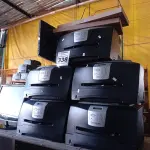 LOTE 338 - 05 IMPRESSORAS LEXMARK E342N, 02 TECLADOS PARA PC E 03 MONITORES MARCAS E MODELOS DIVERSOS. (NO ESTADO) ATENÇÃO! FAZER A VISITAÇÃO ANTES DE ARREMATAR, NÃO SABEMOS SE FUNCIONA. LEILÃO NÃO TEM GARANTIA E NEM DEVOLUÇÃO, SUJEITO A POSSÍVEIS AVARIAS VISÍVEIS/OCULTAS E/OU AUSÊNCIA DE COMPONENTES.