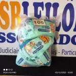 LOTE 105 - 06 – PACOTES TAPETES HIGIÊNICO PARA PETS (NO ESTADO, NÃO SABEMOS SE FUNCIONA. LEILÃO NÃO TEM GARANTIA E NEM DEVOLUÇÃO, SUJEITO A POSSÍVEIS AVARIAS VISÍVEIS/OCULTAS E/OU AUSÊNCIA DE COMPONENTES)