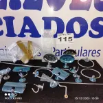 LOTE 115 - ACESSÓRIOS DE BANHEIRO DIVERSOS (NO ESTADO, NÃO SABEMOS SE FUNCIONA. LEILÃO NÃO TEM GARANTIA E NEM DEVOLUÇÃO, SUJEITO A POSSÍVEIS AVARIAS VISÍVEIS/OCULTAS E/OU AUSÊNCIA DE COMPONENTES)