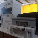 LOTE 126 - 06 IMPRESSORAS SENDO 01 MULTIFUNCIONAL OKI MODELO MPS 5502MB. (NO ESTADO) ATENÇÃO! FAZER A VISITAÇÃO ANTES DE ARREMATAR, NÃO SABEMOS SE FUNCIONA. LEILÃO NÃO TEM GARANTIA E NEM DEVOLUÇÃO, SUJEITO A POSSÍVEIS AVARIAS VISÍVEIS/OCULTAS E/OU AUSÊNCIA DE COMPONENTES.