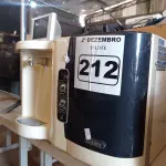 LOTE 212 - 01 PURIFICADOR DE ÁGUA REFRIGERADO MARCA EUROPA 220V. (NO ESTADO) ATENÇÃO! FAZER A VISITAÇÃO ANTES DE ARREMATAR, NÃO SABEMOS SE FUNCIONA. LEILÃO NÃO TEM GARANTIA E NEM DEVOLUÇÃO, SUJEITO A POSSÍVEIS AVARIAS VISÍVEIS/OCULTAS E/OU AUSÊNCIA DE COMPONENTES.