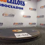 LOTE 240 - 05 DISCOS CLIPPERS: DIÂMETRO 18, ESPECIFICAÇÃO MR-822, RPM 3069. (NO ESTADO) ATENÇÃO! FAZER A VISITAÇÃO ANTES DE ARREMATAR, NÃO SABEMOS SE FUNCIONA. LEILÃO NÃO TEM GARANTIA E NEM DEVOLUÇÃO, SUJEITO A POSSÍVEIS AVARIAS VISÍVEIS/OCULTAS E/OU AUSÊNCIA DE COMPONENTES.
