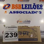 LOTE 239 - 01 LOTE COM APROXIMADAMENTE 80 LÂMPADAS DICROICA 1W 220V. (NO ESTADO) ATENÇÃO! FAZER A VISITAÇÃO ANTES DE ARREMATAR, NÃO SABEMOS SE FUNCIONA. LEILÃO NÃO TEM GARANTIA E NEM DEVOLUÇÃO, SUJEITO A POSSÍVEIS AVARIAS VISÍVEIS/OCULTAS E/OU AUSÊNCIA DE COMPONENTES.