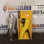 LOTE 055 - 01 ALICATE DECAPADOR DE FIOS E 01 ALICATE DE PRESSÃO. (NO ESTADO) ATENÇÃO! FAZER A VISITAÇÃO ANTES DE ARREMATAR, NÃO SABEMOS SE FUNCIONA. LEILÃO NÃO TEM GARANTIA E NEM DEVOLUÇÃO, SUJEITO A POSSÍVEIS AVARIAS VISÍVEIS/OCULTAS E/OU AUSÊNCIA DE COMPONENTES.