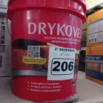 LOTE 206 - 01 BALDE DE DRYKOVEDA, ADITIVO IMPERMEABILIZANTE PARA ARGAMASSA E CONCRETO 18L. (NO ESTADO) ATENÇÃO! FAZER A VISITAÇÃO ANTES DE ARREMATAR, NÃO SABEMOS SE FUNCIONA. LEILÃO NÃO TEM GARANTIA E NEM DEVOLUÇÃO, SUJEITO A POSSÍVEIS AVARIAS VISÍVEIS/OCULTAS E/OU AUSÊNCIA DE COMPONENTES.