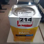 LOTE 214 - 01 LATA DE TINTA IQUINE INTERIORES/EXTERIORES DELANIL RENDE MUITO FOSCO BASE. (NO ESTADO) ATENÇÃO! FAZER A VISITAÇÃO ANTES DE ARREMATAR, NÃO SABEMOS SE FUNCIONA. LEILÃO NÃO TEM GARANTIA E NEM DEVOLUÇÃO, SUJEITO A POSSÍVEIS AVARIAS VISÍVEIS/OCULTAS E/OU AUSÊNCIA DE COMPONENTES.