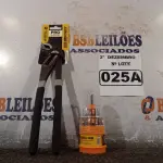 LOTE 025 - 01 ALICATE BOMBA D’AGUA 10” E 01 KIT DE CHAVES DE PRECISÃO. (NO ESTADO) ATENÇÃO! FAZER A VISITAÇÃO ANTES DE ARREMATAR, NÃO SABEMOS SE FUNCIONA. LEILÃO NÃO TEM GARANTIA E NEM DEVOLUÇÃO, SUJEITO A POSSÍVEIS AVARIAS VISÍVEIS/OCULTAS E/OU AUSÊNCIA DE COMPONENTES.