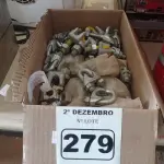 LOTE 279 - 01 LOTE COM VÁRIOS CLIPS PARA CABO DE AÇO 3/8”. (NO ESTADO) ATENÇÃO! FAZER A VISITAÇÃO ANTES DE ARREMATAR, NÃO SABEMOS SE FUNCIONA. LEILÃO NÃO TEM GARANTIA E NEM DEVOLUÇÃO, SUJEITO A POSSÍVEIS AVARIAS VISÍVEIS/OCULTAS E/OU AUSÊNCIA DE COMPONENTES.
