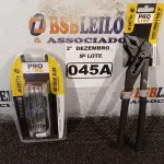 LOTE 045 - 01 KIT DE CHAVE ALLEN E 01 ALICATE BOMBA D’AGUA 10”. (NO ESTADO) ATENÇÃO! FAZER A VISITAÇÃO ANTES DE ARREMATAR, NÃO SABEMOS SE FUNCIONA. LEILÃO NÃO TEM GARANTIA E NEM DEVOLUÇÃO, SUJEITO A POSSÍVEIS AVARIAS VISÍVEIS/OCULTAS E/OU AUSÊNCIA DE COMPONENTES.