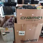 LOTE 267 - 01 LOTE COM GRANDE QUANTIDADE DE MATERIAL DE ESCRITÓRIO DIVERSOS. (NO ESTADO) ATENÇÃO! FAZER A VISITAÇÃO ANTES DE ARREMATAR, NÃO SABEMOS SE FUNCIONA. LEILÃO NÃO TEM GARANTIA E NEM DEVOLUÇÃO, SUJEITO A POSSÍVEIS AVARIAS VISÍVEIS/OCULTAS E/OU AUSÊNCIA DE COMPONENTES.