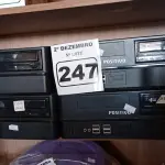 LOTE 247 - 04 CPU’S MARCAS POSITIVO. (NO ESTADO) ATENÇÃO! FAZER A VISITAÇÃO ANTES DE ARREMATAR, NÃO SABEMOS SE FUNCIONA. LEILÃO NÃO TEM GARANTIA E NEM DEVOLUÇÃO, SUJEITO A POSSÍVEIS AVARIAS VISÍVEIS/OCULTAS E/OU AUSÊNCIA DE COMPONENTES.