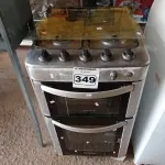 LOTE 349 - 01 FOGÃO A GÁS 04 BOCAS COM AVARIAS. (NO ESTADO) ATENÇÃO! FAZER A VISITAÇÃO ANTES DE ARREMATAR, NÃO SABEMOS SE FUNCIONA. LEILÃO NÃO TEM GARANTIA E NEM DEVOLUÇÃO, SUJEITO A POSSÍVEIS AVARIAS VISÍVEIS/OCULTAS E/OU AUSÊNCIA DE COMPONENTES.
