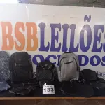LOTE 133 - 25 - BOLSAS E MOCHILAS, CARTEIRAS DIVERSAS (APROXIMADAMENTE) (NO ESTADO, NÃO SABEMOS SE FUNCIONA. LEILÃO NÃO TEM GARANTIA E NEM DEVOLUÇÃO, SUJEITO A POSSÍVEIS AVARIAS VISÍVEIS/OCULTAS E/OU AUSÊNCIA DE COMPONENTES)