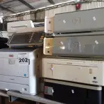 LOTE 202 - 01 LOTE DE IMPRESSORAS  MODELOS DIVERSOS PARA RETIRADA DE PEÇAS. (NO ESTADO) ATENÇÃO! FAZER A VISITAÇÃO ANTES DE ARREMATAR, NÃO SABEMOS SE FUNCIONA. LEILÃO NÃO TEM GARANTIA E NEM DEVOLUÇÃO, SUJEITO A POSSÍVEIS AVARIAS VISÍVEIS/OCULTAS E/OU AUSÊNCIA DE COMPONENTES.