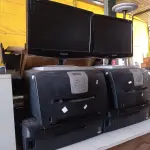 LOTE 288 - 06 IMPRESSORAS, 05 MONITORES E 05 TECLADOS PARA PC MARCAS E MODELOS DIVERSOS. (NO ESTADO) ATENÇÃO! FAZER A VISITAÇÃO ANTES DE ARREMATAR, NÃO SABEMOS SE FUNCIONA. LEILÃO NÃO TEM GARANTIA E NEM DEVOLUÇÃO, SUJEITO A POSSÍVEIS AVARIAS VISÍVEIS/OCULTAS E/OU AUSÊNCIA DE COMPONENTES.