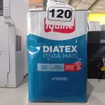 LOTE 120 - 01 LATA DE TINTA IQUINE DIATEX PINTA MAIS 18L FOSCO-AVELUDADO MARACUJÁ. (NO ESTADO) ATENÇÃO! FAZER A VISITAÇÃO ANTES DE ARREMATAR, NÃO SABEMOS SE FUNCIONA. LEILÃO NÃO TEM GARANTIA E NEM DEVOLUÇÃO, SUJEITO A POSSÍVEIS AVARIAS VISÍVEIS/OCULTAS E/OU AUSÊNCIA DE COMPONENTES.