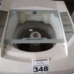 LOTE 348 - 01 LAVADORA DE ROUPAS 8KG MARCA BRASTEMP. (NO ESTADO) ATENÇÃO! FAZER A VISITAÇÃO ANTES DE ARREMATAR, NÃO SABEMOS SE FUNCIONA. LEILÃO NÃO TEM GARANTIA E NEM DEVOLUÇÃO, SUJEITO A POSSÍVEIS AVARIAS VISÍVEIS/OCULTAS E/OU AUSÊNCIA DE COMPONENTES.