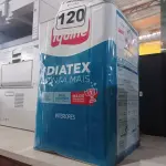 LOTE 120 - 01 LATA DE TINTA IQUINE DIATEX PINTA MAIS 18L FOSCO-AVELUDADO MARACUJÁ. (NO ESTADO) ATENÇÃO! FAZER A VISITAÇÃO ANTES DE ARREMATAR, NÃO SABEMOS SE FUNCIONA. LEILÃO NÃO TEM GARANTIA E NEM DEVOLUÇÃO, SUJEITO A POSSÍVEIS AVARIAS VISÍVEIS/OCULTAS E/OU AUSÊNCIA DE COMPONENTES.