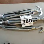 LOTE 380 - 05 ESTICADORES PARA CABO DE AÇO. (NO ESTADO) ATENÇÃO! FAZER A VISITAÇÃO ANTES DE ARREMATAR, NÃO SABEMOS SE FUNCIONA. LEILÃO NÃO TEM GARANTIA E NEM DEVOLUÇÃO, SUJEITO A POSSÍVEIS AVARIAS VISÍVEIS/OCULTAS E/OU AUSÊNCIA DE COMPONENTES.