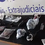 LOTE 265 - 35 -  ITENS PARA CICLISMO DIVERSOS (APROXIMADAMENTE) (NO ESTADO, NÃO SABEMOS SE FUNCIONA. LEILÃO NÃO TEM GARANTIA E NEM DEVOLUÇÃO, SUJEITO A POSSÍVEIS AVARIAS VISÍVEIS/OCULTAS E/OU AUSÊNCIA DE COMPONENTES)