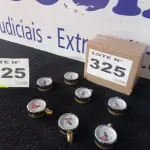 LOTE 325 - 07 – MANÔMETROS (NO ESTADO, NÃO SABEMOS SE FUNCIONA. LEILÃO NÃO TEM GARANTIA E NEM DEVOLUÇÃO, SUJEITO A POSSÍVEIS AVARIAS VISÍVEIS/OCULTAS E/OU AUSÊNCIA DE COMPONENTES)