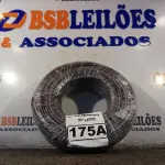 LOTE 175 - 01 ROLO DE CABO FLEXÍVEL 100M 1X10MM NA COR PRETA (NOVO). (NO ESTADO) ATENÇÃO! FAZER A VISITAÇÃO ANTES DE ARREMATAR, NÃO SABEMOS SE FUNCIONA. LEILÃO NÃO TEM GARANTIA E NEM DEVOLUÇÃO, SUJEITO A POSSÍVEIS AVARIAS VISÍVEIS/OCULTAS E/OU AUSÊNCIA DE COMPONENTES.