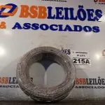 LOTE 215 - 01 ROLO DE CABO FLEXÍVEL 100M 1X4MM NA COR CINZA (NOVO). (NO ESTADO) ATENÇÃO! FAZER A VISITAÇÃO ANTES DE ARREMATAR, NÃO SABEMOS SE FUNCIONA. LEILÃO NÃO TEM GARANTIA E NEM DEVOLUÇÃO, SUJEITO A POSSÍVEIS AVARIAS VISÍVEIS/OCULTAS E/OU AUSÊNCIA DE COMPONENTES.