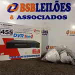 LOTE 455 - 01 DVR E 03 CÂMERAS DE SEGURANÇA. (NO ESTADO) ATENÇÃO! FAZER A VISITAÇÃO ANTES DE ARREMATAR, NÃO SABEMOS SE FUNCIONA. LEILÃO NÃO TEM GARANTIA E NEM DEVOLUÇÃO, SUJEITO A POSSÍVEIS AVARIAS VISÍVEIS/OCULTAS E/OU AUSÊNCIA DE COMPONENTES.