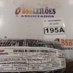 LOTE 195 - 01 ROLO DE CABO FLEXÍVEL 100M 1X2,5MM NA COR PRETA (NOVO). (NO ESTADO) ATENÇÃO! FAZER A VISITAÇÃO ANTES DE ARREMATAR, NÃO SABEMOS SE FUNCIONA. LEILÃO NÃO TEM GARANTIA E NEM DEVOLUÇÃO, SUJEITO A POSSÍVEIS AVARIAS VISÍVEIS/OCULTAS E/OU AUSÊNCIA DE COMPONENTES.