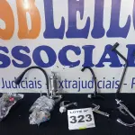 LOTE 323 - 10 – TORNEIRAS DIVERSAS (NO ESTADO, NÃO SABEMOS SE FUNCIONA. LEILÃO NÃO TEM GARANTIA E NEM DEVOLUÇÃO, SUJEITO A POSSÍVEIS AVARIAS VISÍVEIS/OCULTAS E/OU AUSÊNCIA DE COMPONENTES)