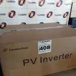 LOTE 408 - 01 INVERSOR CANADIAN CSI-40K-T400GL02-E. (NO ESTADO) ATENÇÃO! FAZER A VISITAÇÃO ANTES DE ARREMATAR, NÃO SABEMOS SE FUNCIONA. LEILÃO NÃO TEM GARANTIA E NEM DEVOLUÇÃO, SUJEITO A POSSÍVEIS AVARIAS VISÍVEIS/OCULTAS E/OU AUSÊNCIA DE COMPONENTES.