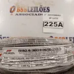 LOTE 225 - 01 ROLO DE CABO FLEXÍVEL 100M 1X2,5MM NA COR CINZA (NOVO). (NO ESTADO) ATENÇÃO! FAZER A VISITAÇÃO ANTES DE ARREMATAR, NÃO SABEMOS SE FUNCIONA. LEILÃO NÃO TEM GARANTIA E NEM DEVOLUÇÃO, SUJEITO A POSSÍVEIS AVARIAS VISÍVEIS/OCULTAS E/OU AUSÊNCIA DE COMPONENTES.